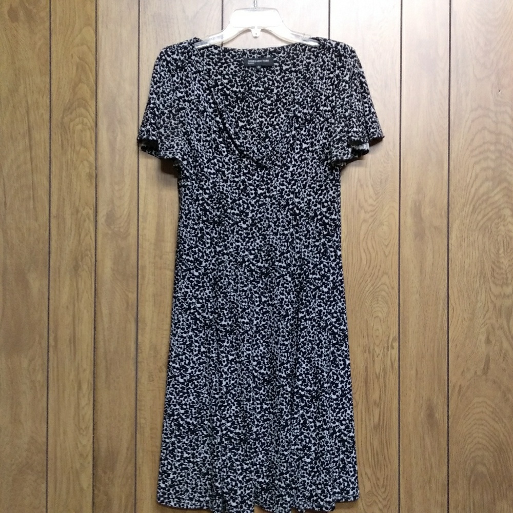 Jones New York Black and White Dress Size 6